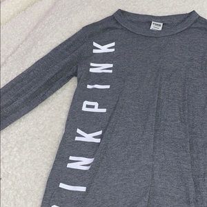 💙VS Pink Grey Longsleeve size S